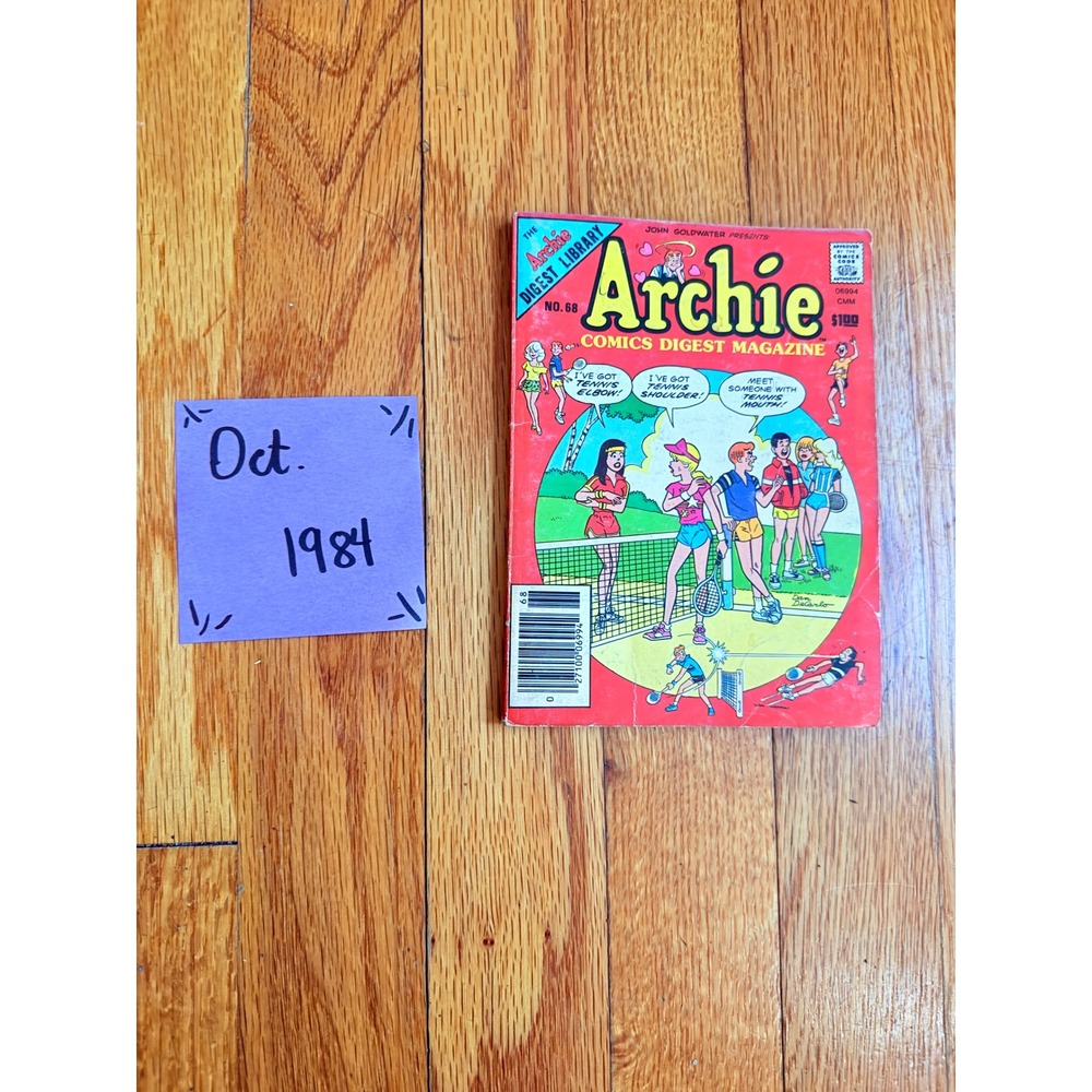 Archie Comics Digest Magazine No. 68 October 1984 Vintage Retro Riverdale Comic